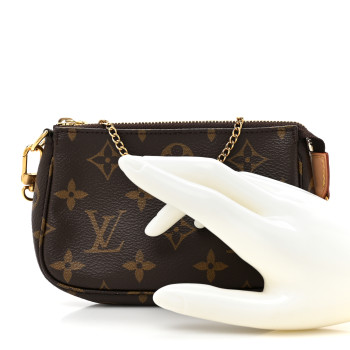 LOUIS VUITTON Monogram Mini Pochette Accessories