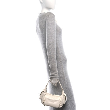 MIU MIU Nappa Multi Pocket Bag White