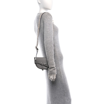 LOEWE Calfskin Jacquard Mini Gate Dual Bag Ash Grey
