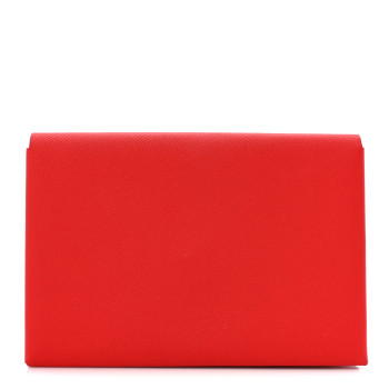 HERMES Epsom Calvi Pouch Capucine