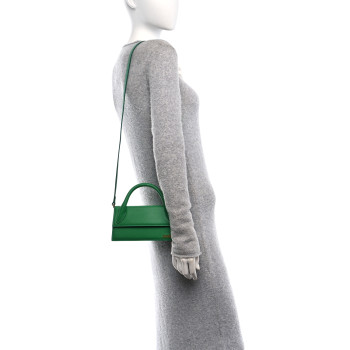 JACQUEMUS Smooth Calfskin Le Chiquito Long Green