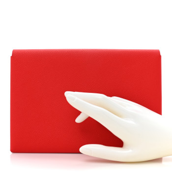 HERMES Epsom Calvi Pouch Capucine
