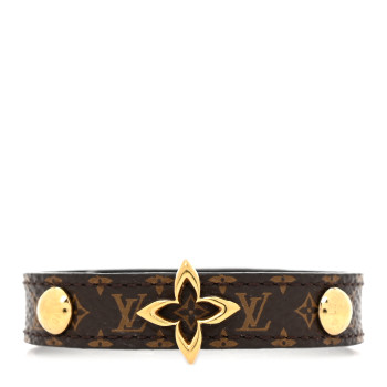 LOUIS VUITTON Monogram Blooming Bracelet 17