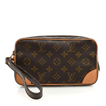 LOUIS VUITTON Monogram Pochette Marly Dragonne 22