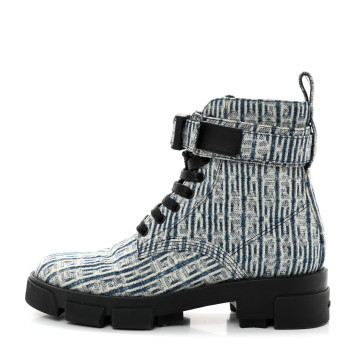 GIVENCHY Denim 4G Terra Boots 39 Blue