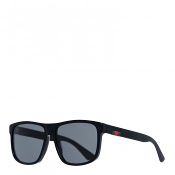 GUCCI Web Square Frame GG0010S Sunglasses Black