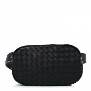 BOTTEGA VENETA Nappa Intrecciato Belt Bag Black
