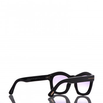小物 TOM FORD FT0431 Tom Ford TF431 Greta Tom Ford Oval Sunglasses TF431 Greta 01Z Black/Gold 50mm