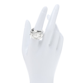 DAVID YURMAN Sterling Silver Modern Renaissance Wide Ring 58 8.25