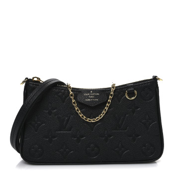 LOUIS VUITTON Empreinte Easy Pouch On Strap Black