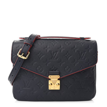 LOUIS VUITTON Empreinte Pochette Metis Marine Rouge