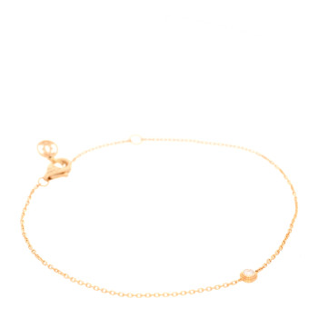 CARTIER 18K Yellow Gold Diamond XS D'Amour Bracelet