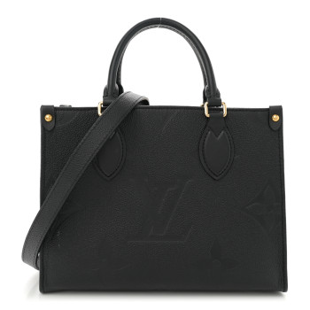 LOUIS VUITTON Empreinte Monogram Giant Onthego PM Black