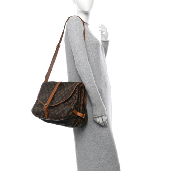 LOUIS VUITTON Monogram Saumur 35