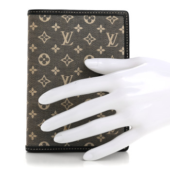 LOUIS VUITTON Mini Monogram Small Ring Agenda Cover Blue