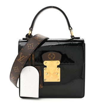LOUIS VUITTON Vernis Epi Monogram Spring Street Black