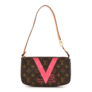 LOUIS VUITTON Monogram V Pochette Accessories Grenade