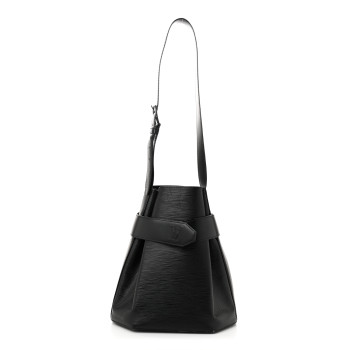 LOUIS VUITTON Epi Sac D'epaule Black
