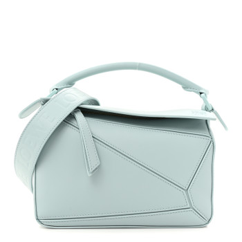 LOEWE Calfskin Small Puzzle Bag Aquamarine
