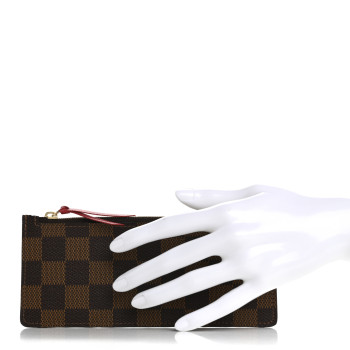 LOUIS VUITTON Damier Ebene Josephine Wallet Zippered Insert
