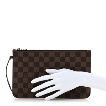LOUIS VUITTON Damier Ebene Neverfull MM GM Pochette