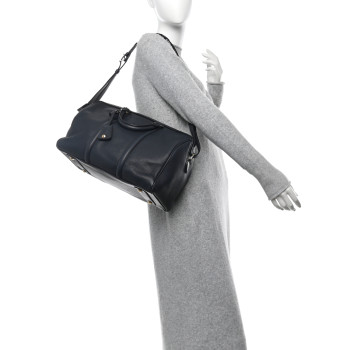 LOUIS VUITTON Calfskin Sofia Coppola SC Bag MM Blue