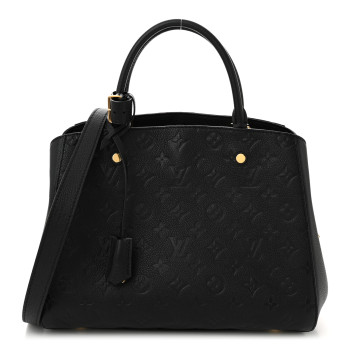 LOUIS VUITTON Empreinte Montaigne MM Black