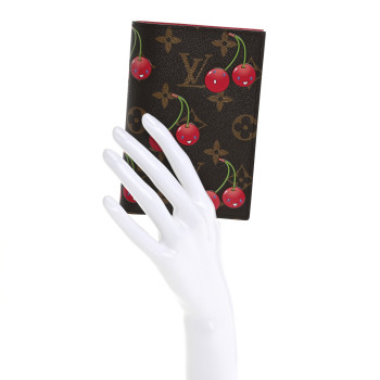 LOUIS VUITTON LV X TM Monogram Cerises Passport Cover