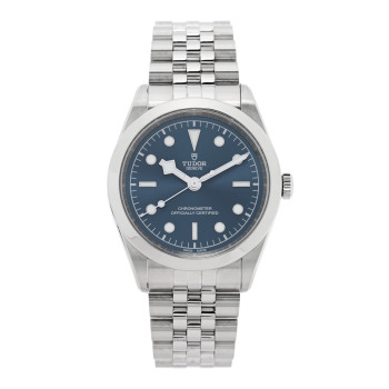 TUDOR Stainless Steel 41mm Black Bay Automatic Watch Blue 79680