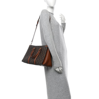 LOUIS VUITTON Monogram Soufflot MM Caramel