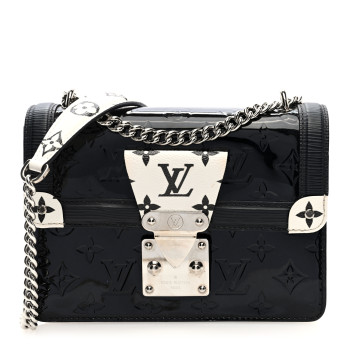 LOUIS VUITTON Vernis Epi Monogram Wynwood Black White