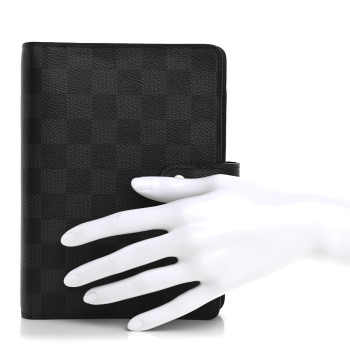 LOUIS VUITTON Damier Graphite Medium Ring Agenda Cover
