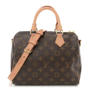 LOUIS VUITTON Monogram Speedy Bandouliere 25