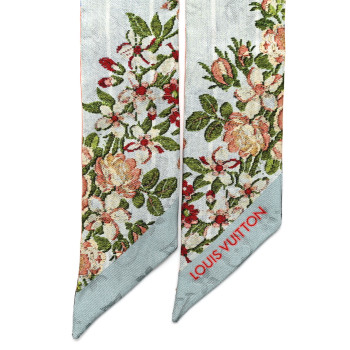 LOUIS VUITTON Silk Monogram Flowers XVIII BB Bandeau