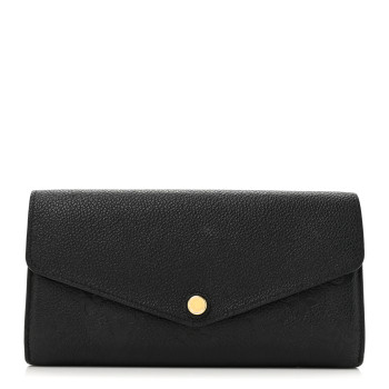 LOUIS VUITTON Empreinte Sarah Wallet NM Black