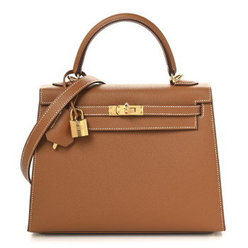 HERMES Epsom Kelly Sellier 25 Gold