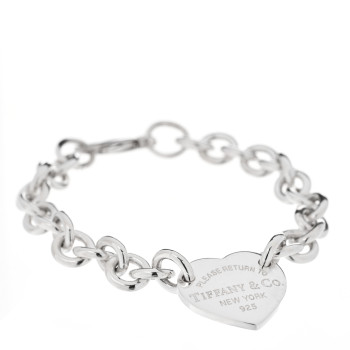 TIFFANY Sterling Silver Return to Tiffany Heart Tag Bracelet