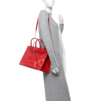 MANSUR GAVRIEL Patent Sun Bag Flamma