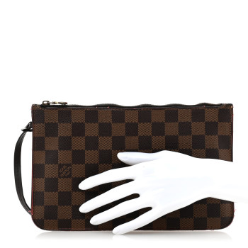 LOUIS VUITTON Damier Ebene Neverfull MM GM Pochette