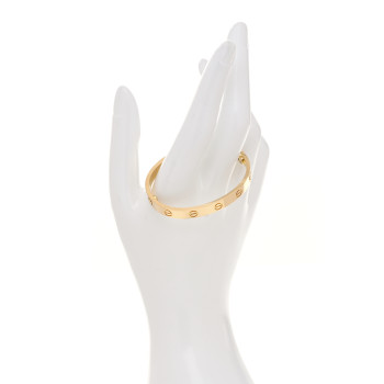 CARTIER 18K Yellow Gold LOVE Bracelet 15