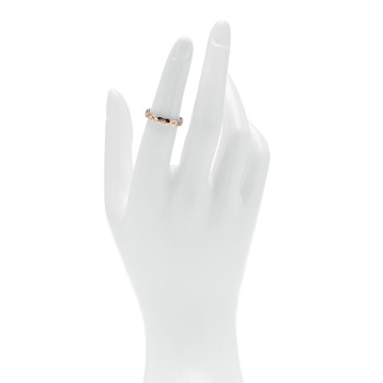 CHANEL 18K Beige Gold Mini Coco Crush Ring 50 5.25