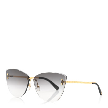 LOUIS VUITTON Les Parapluies De Cherbourg Sunglasses Z1394U Black Gold