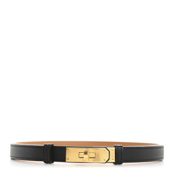 HERMES Epsom Kelly Belt Black