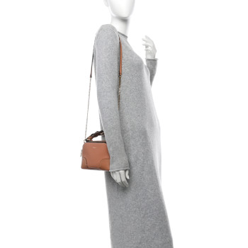 CHLOE Calfskin Mini Daria Chain Bag Camel