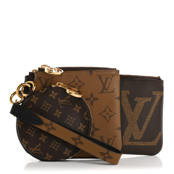 LOUIS VUITTON Reverse Monogram Giant Trio Pouch