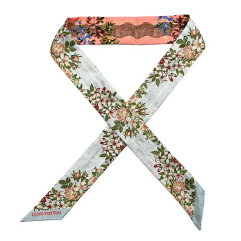 LOUIS VUITTON Silk Monogram Flowers XVIII BB Bandeau