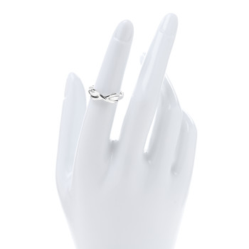 TIFFANY Sterling Silver Infinity Ring 49 4.75
