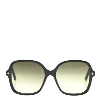 LOUIS VUITTON Acetate My Monogram Light Square Sunglasses Z1861W Black