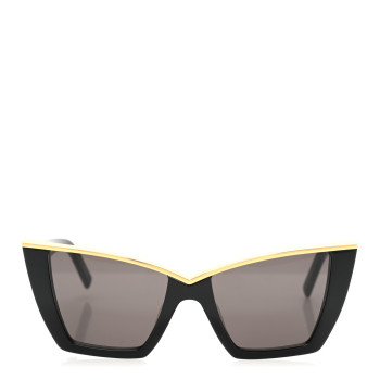 SAINT LAURENT Cat Eye Kate SL570 Sunglasses Black