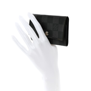 LOUIS VUITTON Damier Graphite Multicles 6 Key Holder